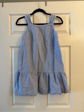 Loft Chambray Women's Square Neck Flounce Dress